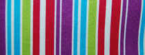 Tissu lignes multicolores